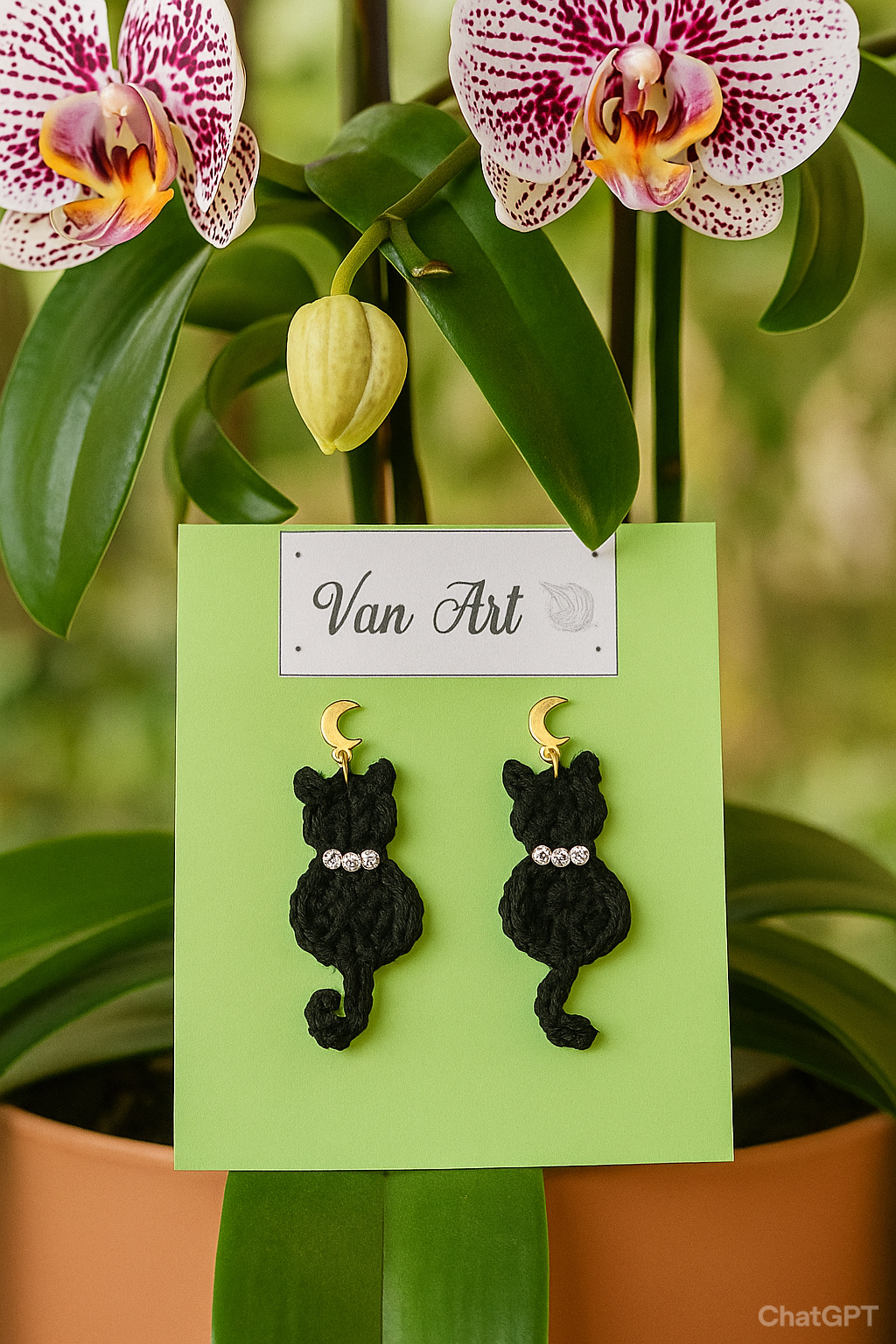 Pendientes "Susurro felino"
