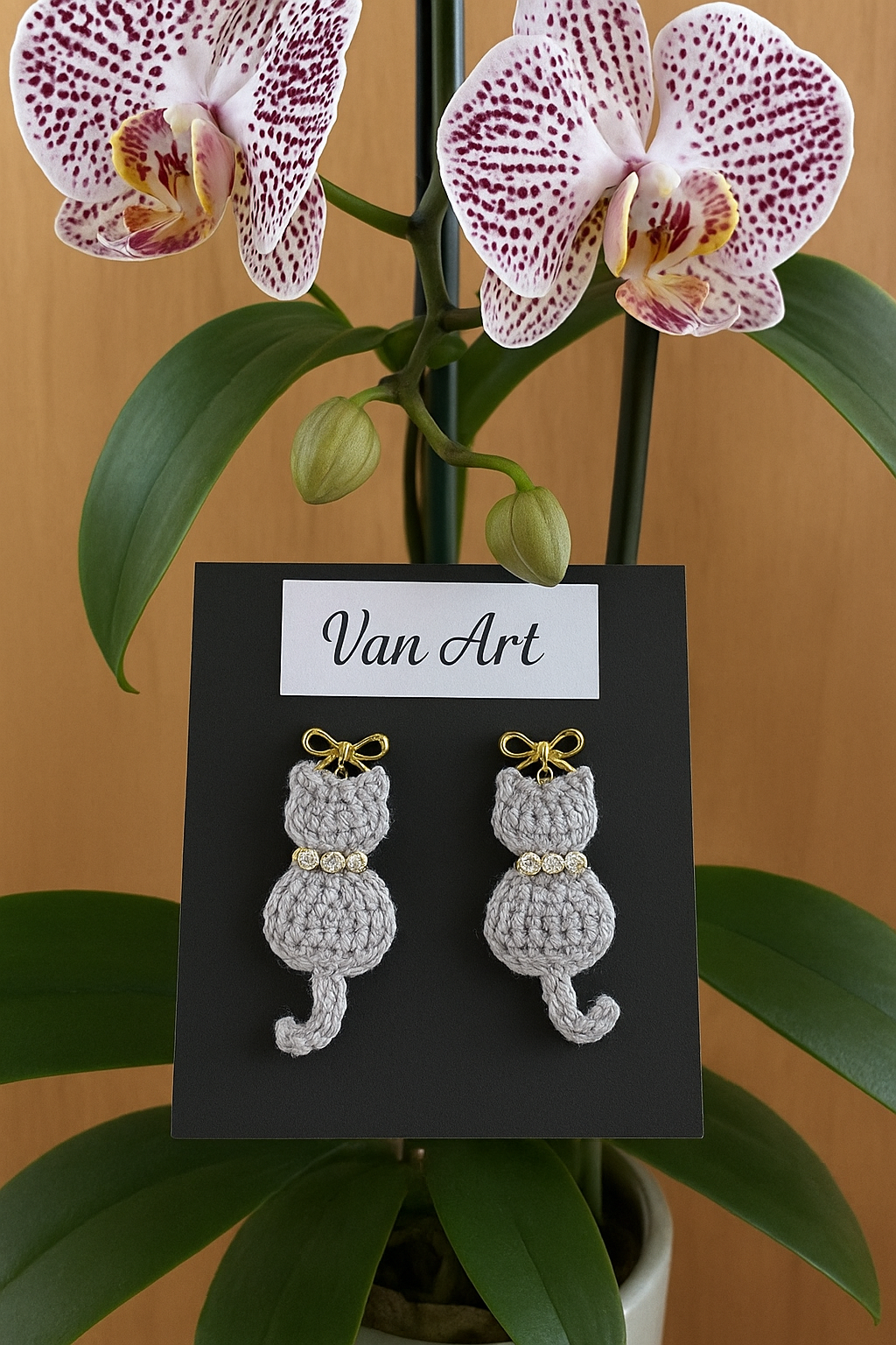 Pendientes "Susurro felino"