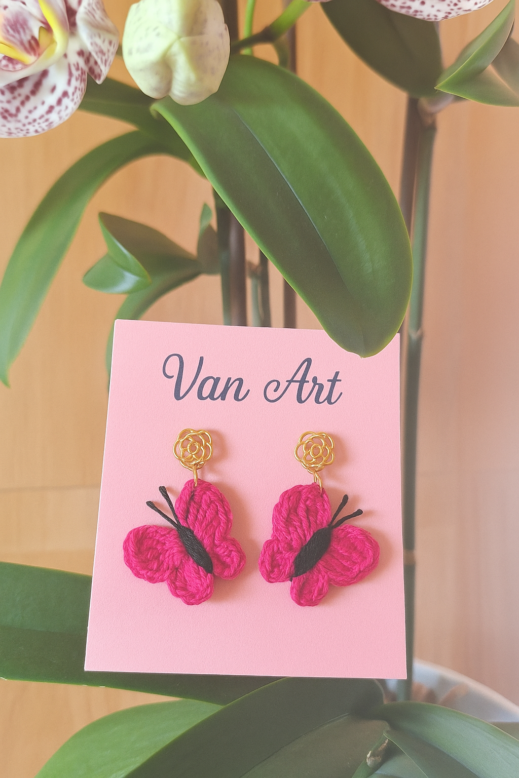 Pendientes " Mariposa del viento"