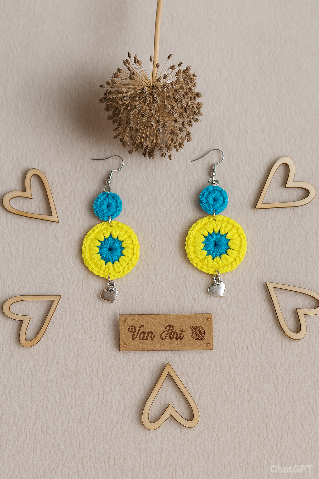 Pendientes "Eclipse crochet"