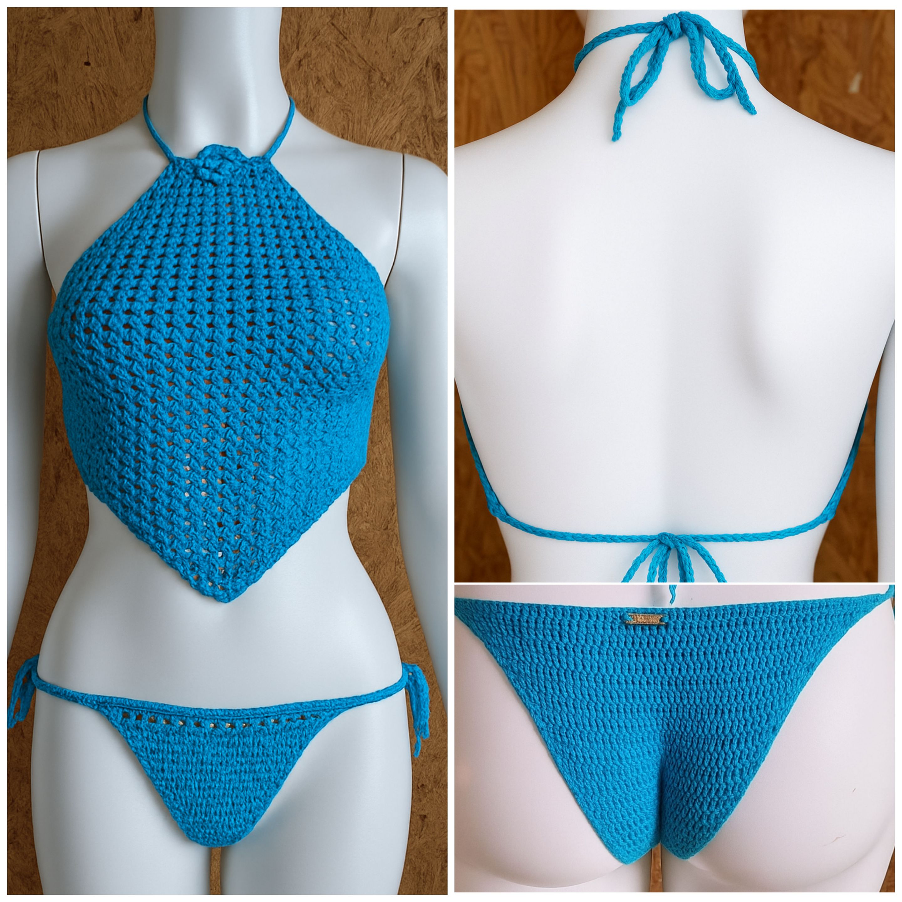 Bikini top "Brisa azul"