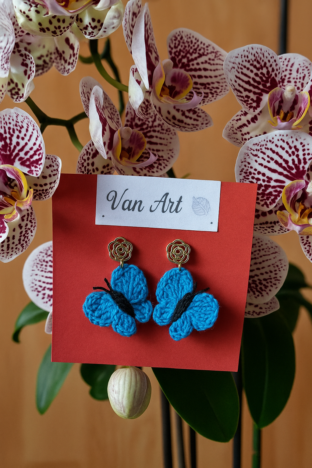 Pendientes " Mariposa del viento"