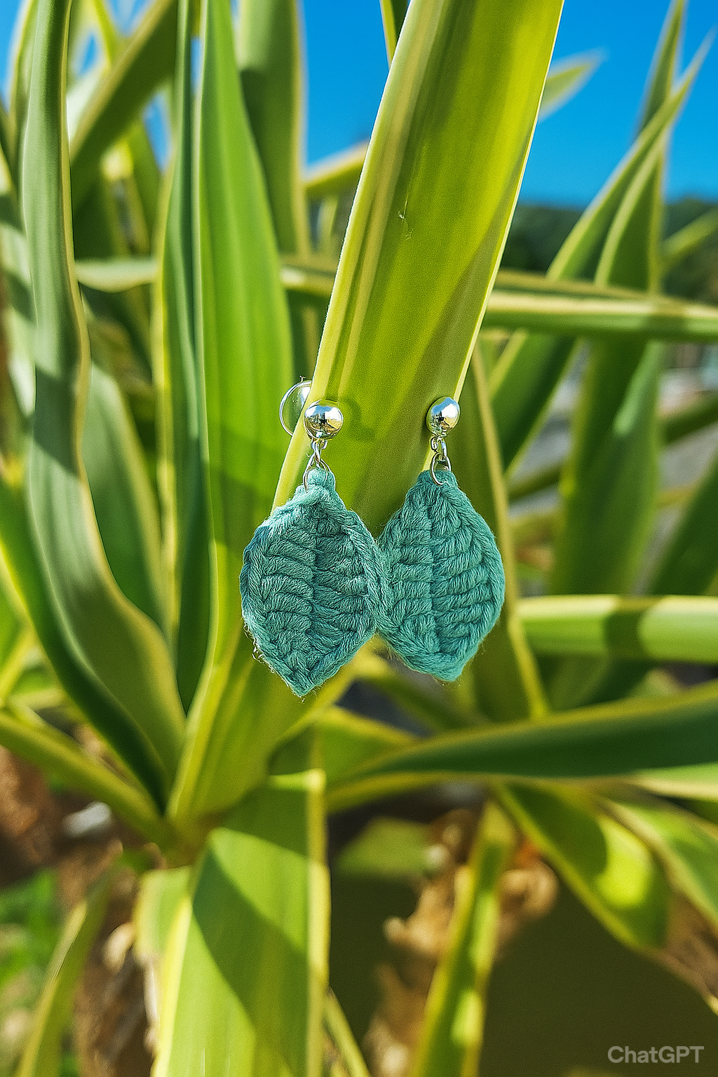 Pendientes "Hojas eternas"