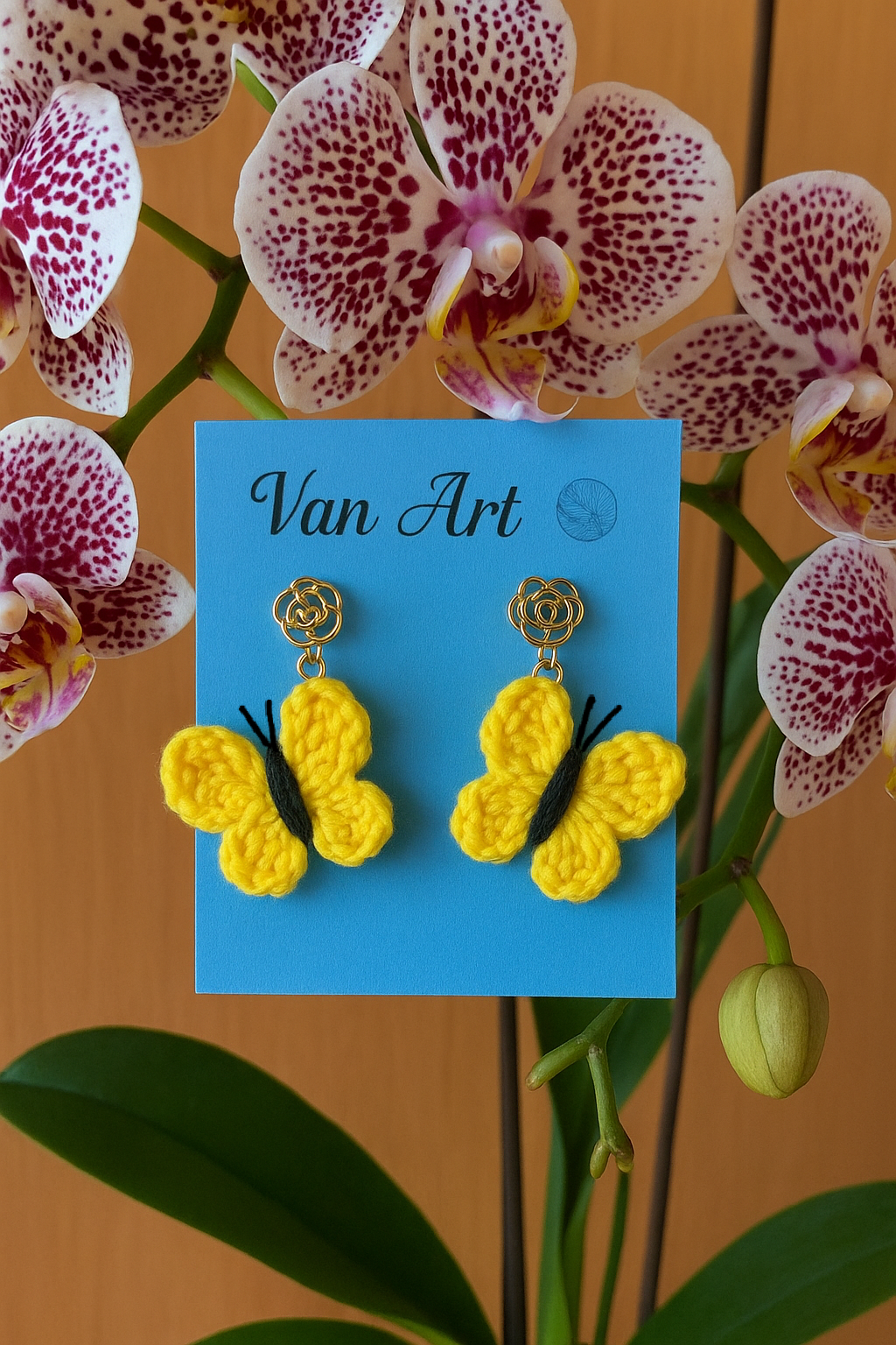 Pendientes " Mariposa del viento"