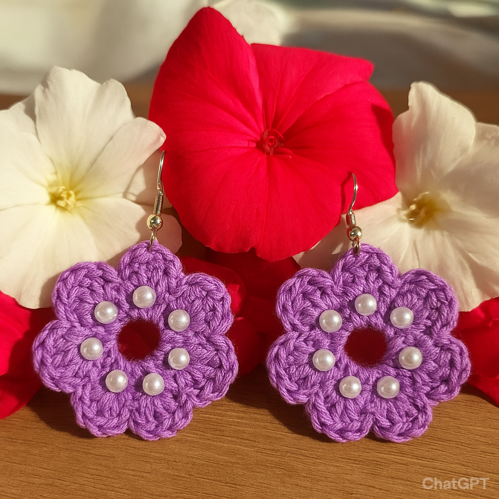 Pendientes "Jardín de perlas"