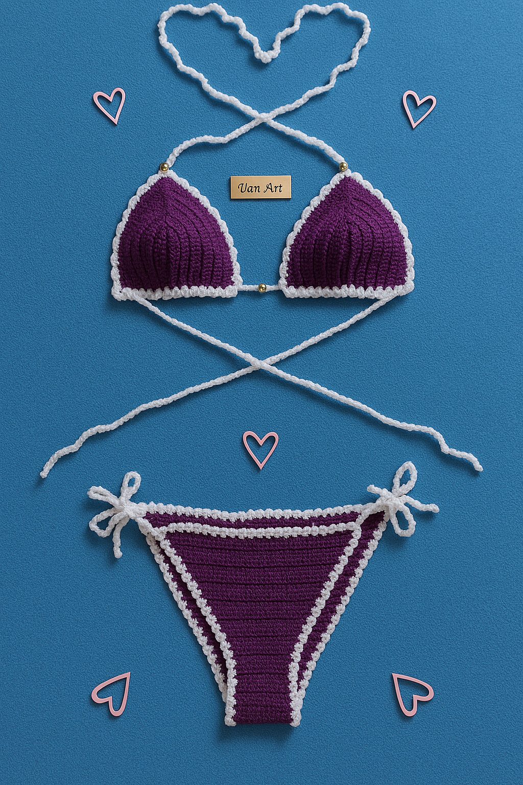 Bikini "Olas de lavanda"