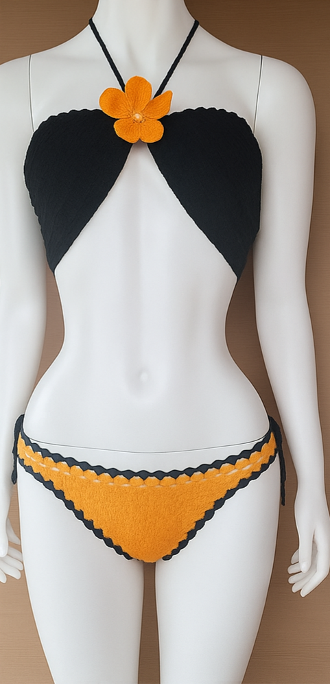 Bikini "Flor mediterránea"