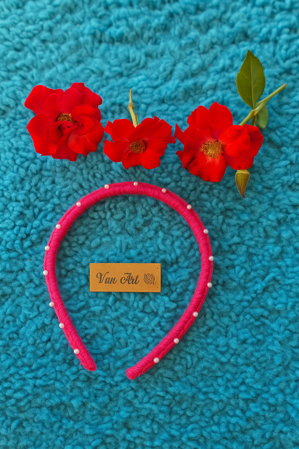 Diadema "Arco de perlas"