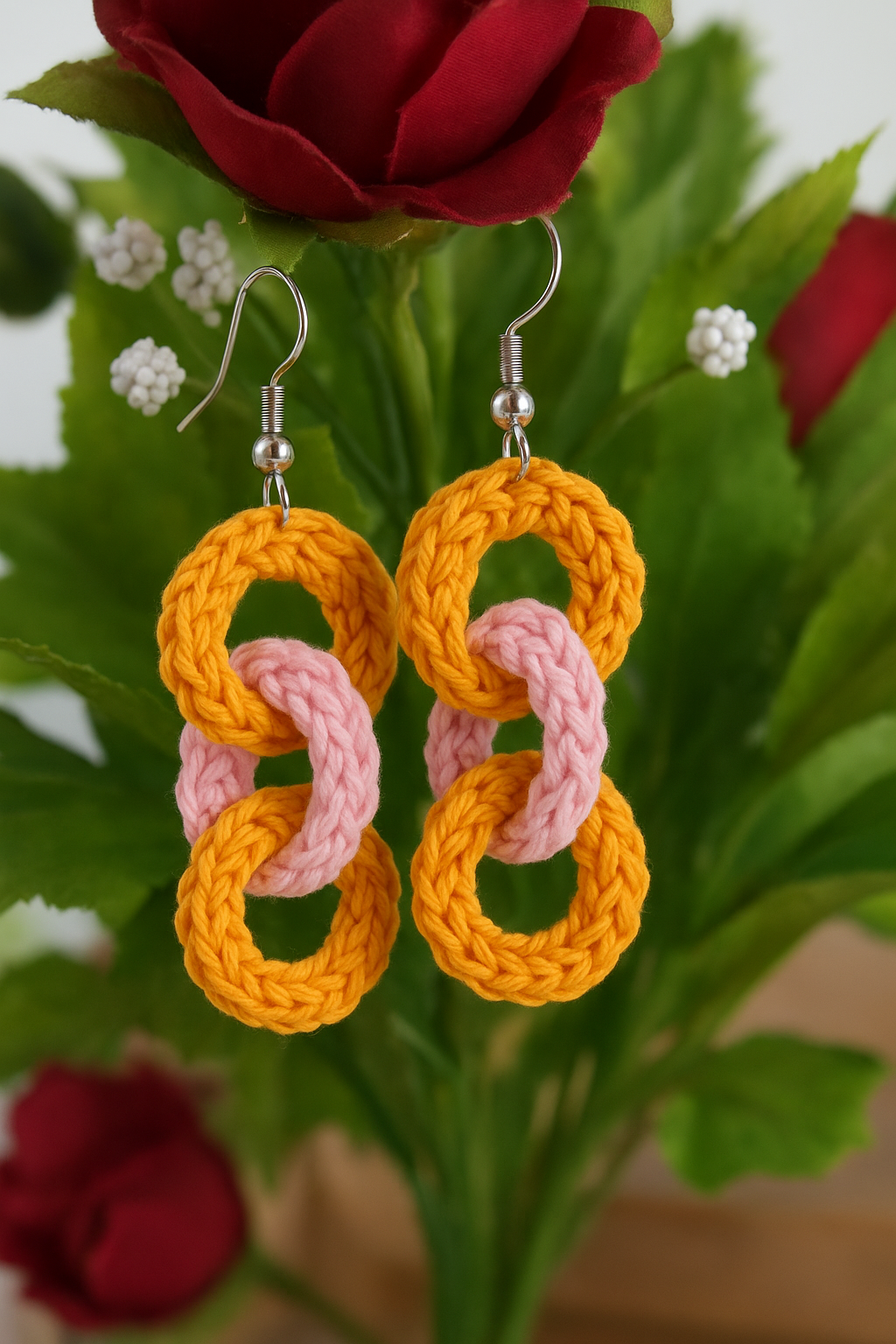 Pendientes "Cadena de encanto" 