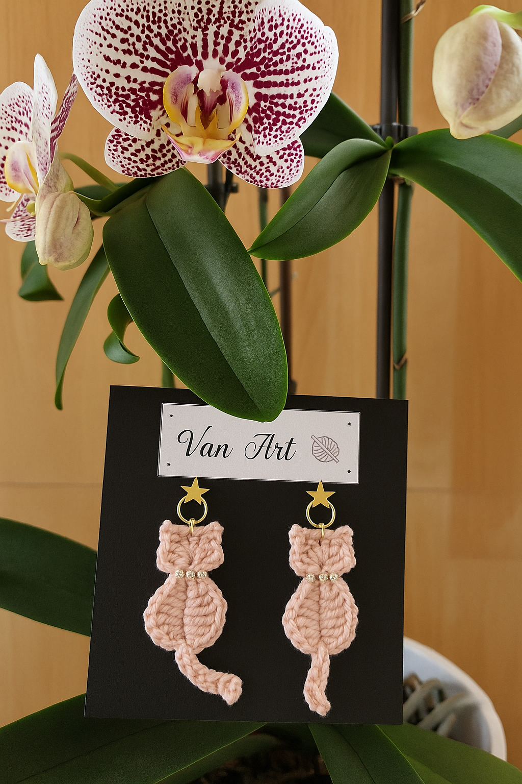 Pendientes "Susurro felino"