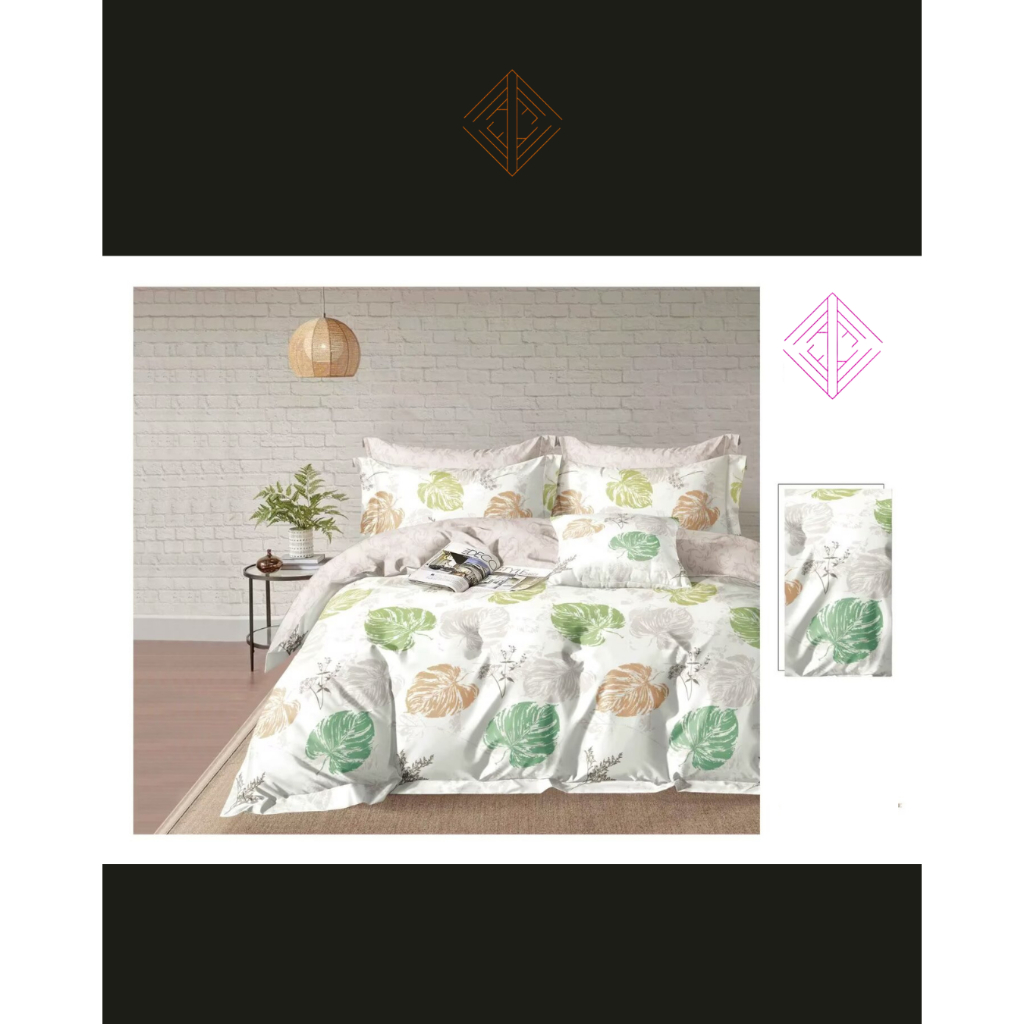 Avitare Golden Bloom Queen Bedsheet