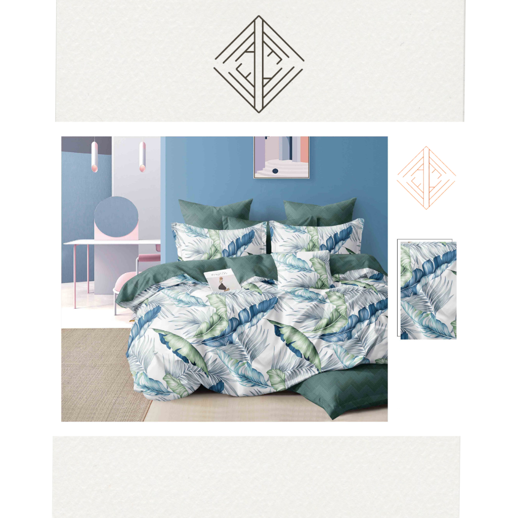 Avitare Leaf Pattern Bedding Set