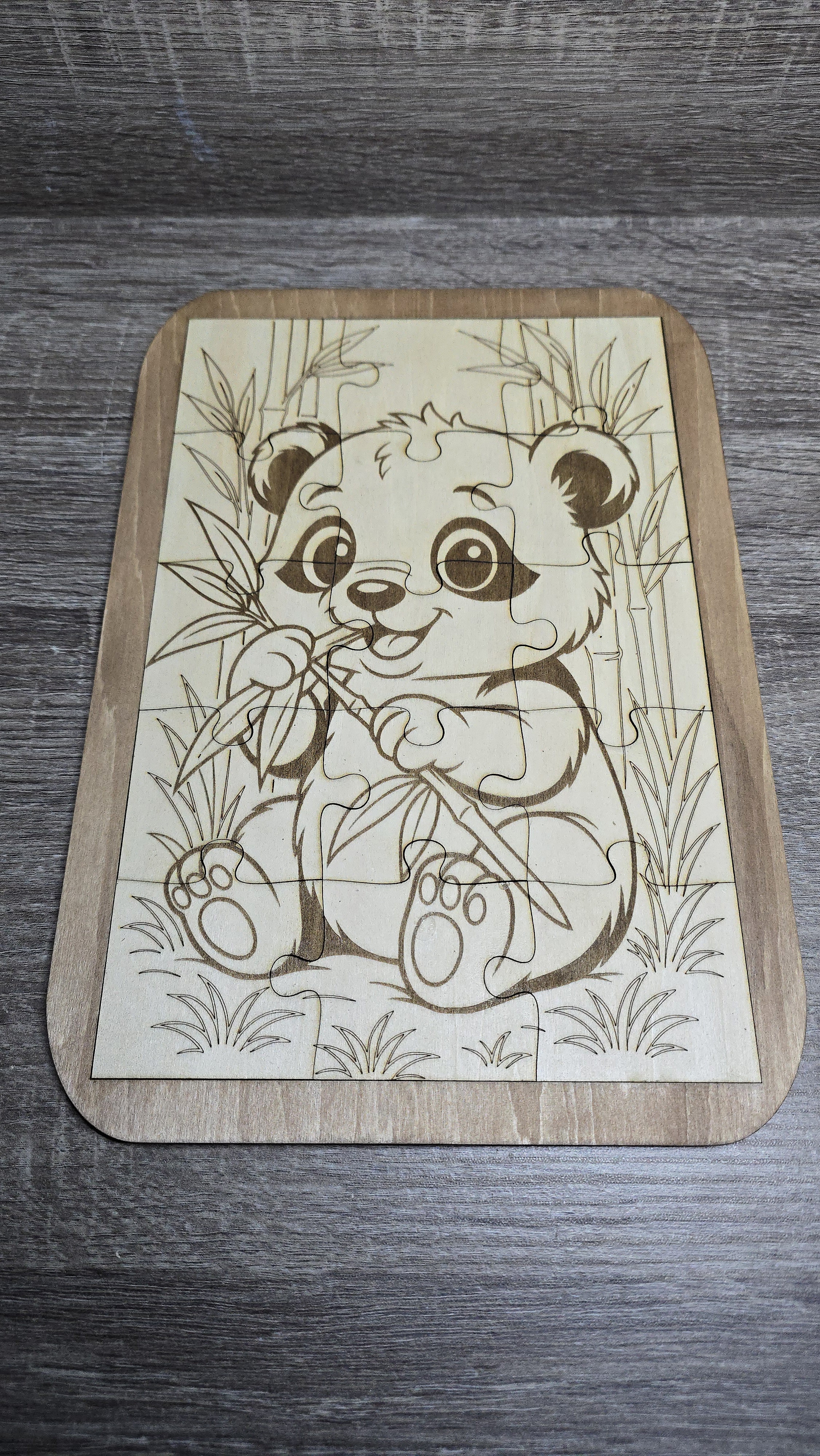 Puzzle en bois - Panda