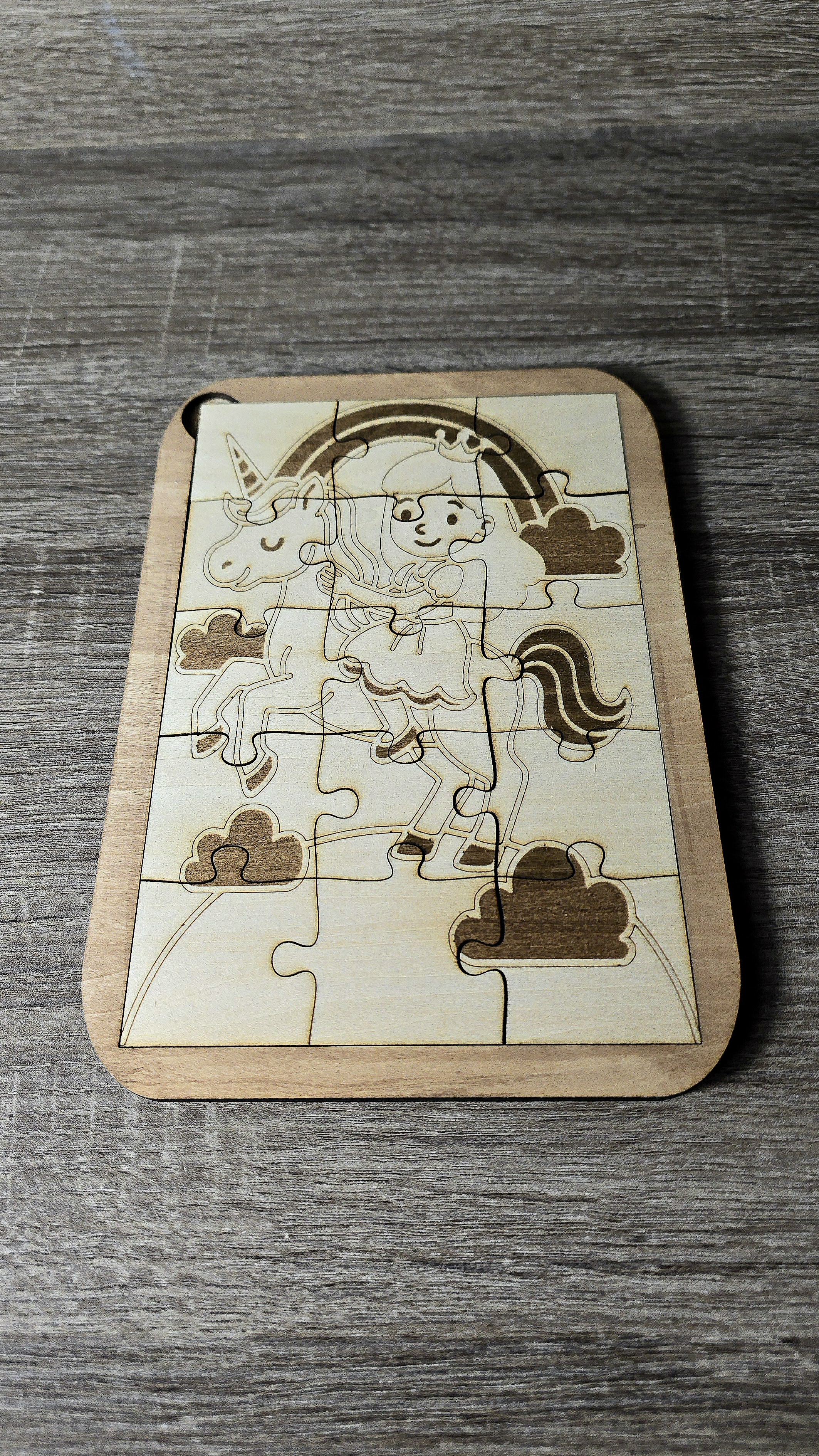 Puzzle en bois - Princesse