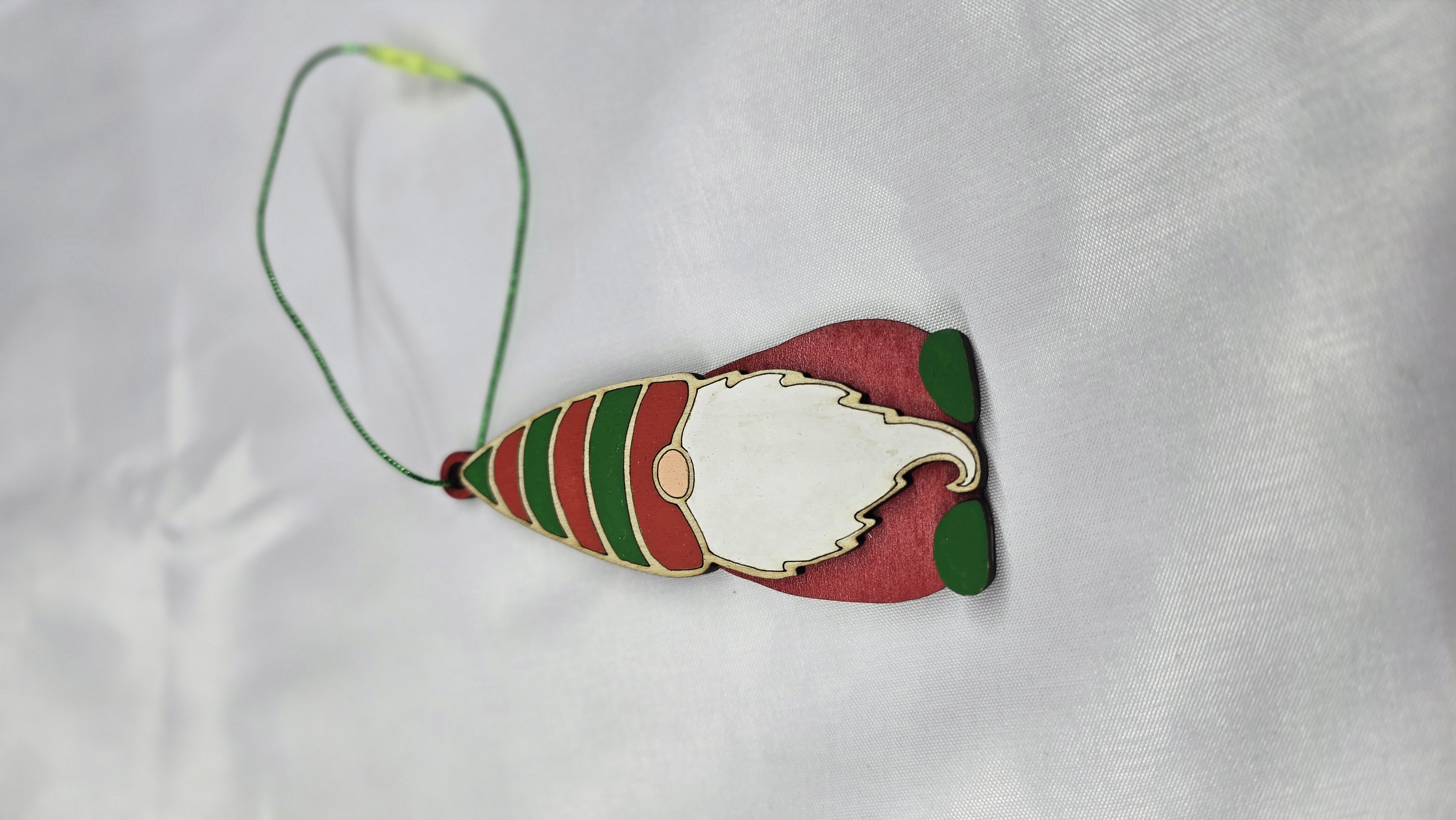 Décoration de Noël en bois - Lutin