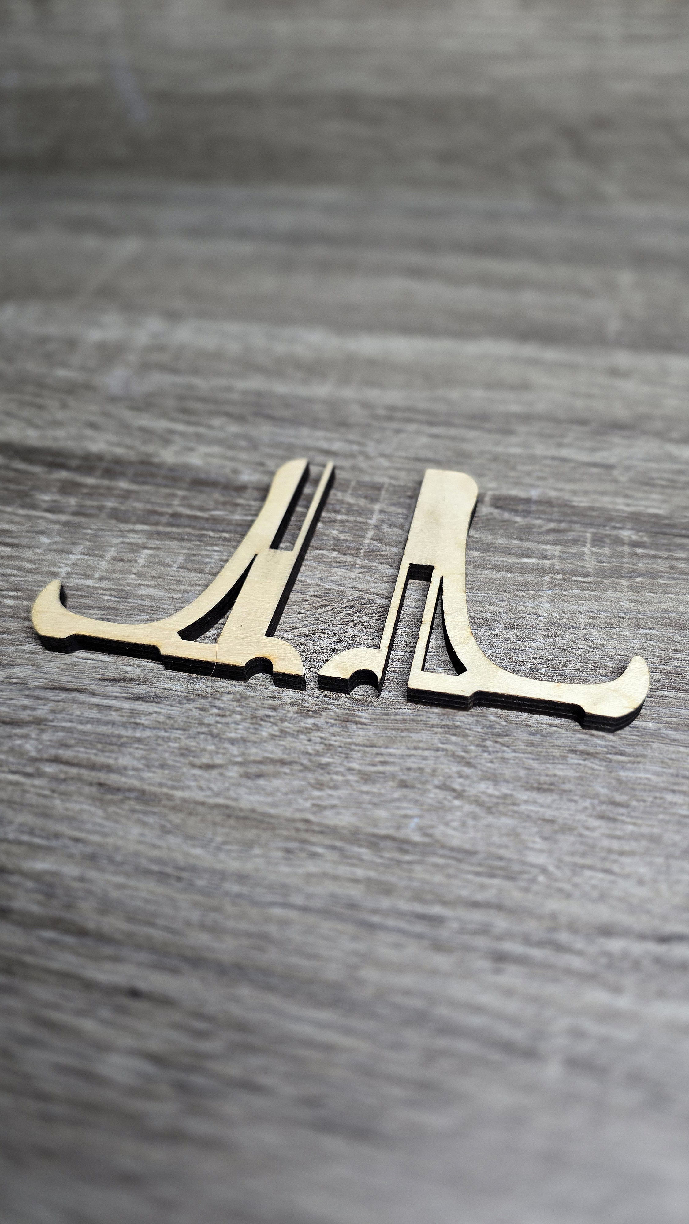 Cadre acrylique avec contours en bois - 20 x 14 cm