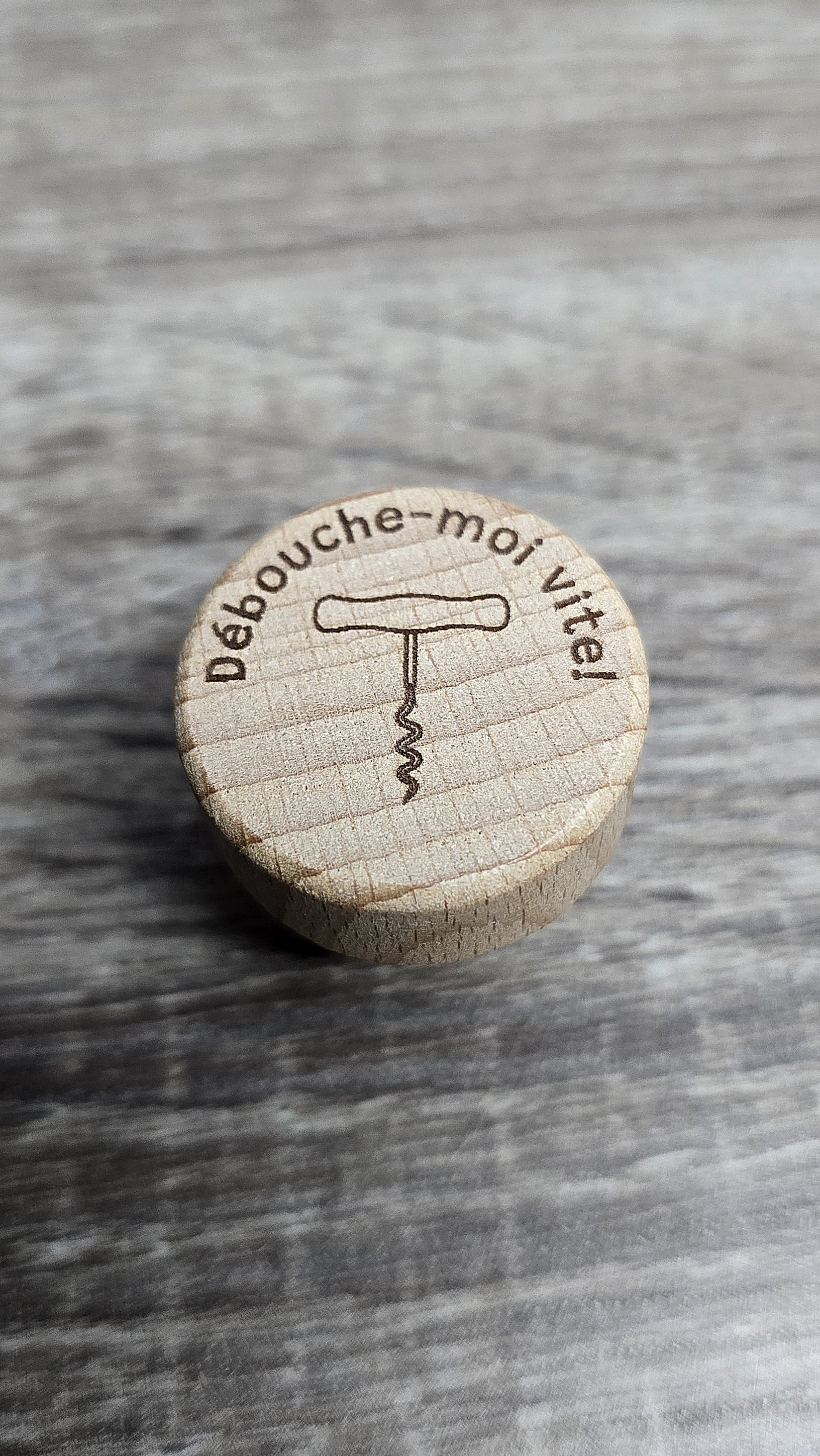 Bouchon de bouteille personnalisé