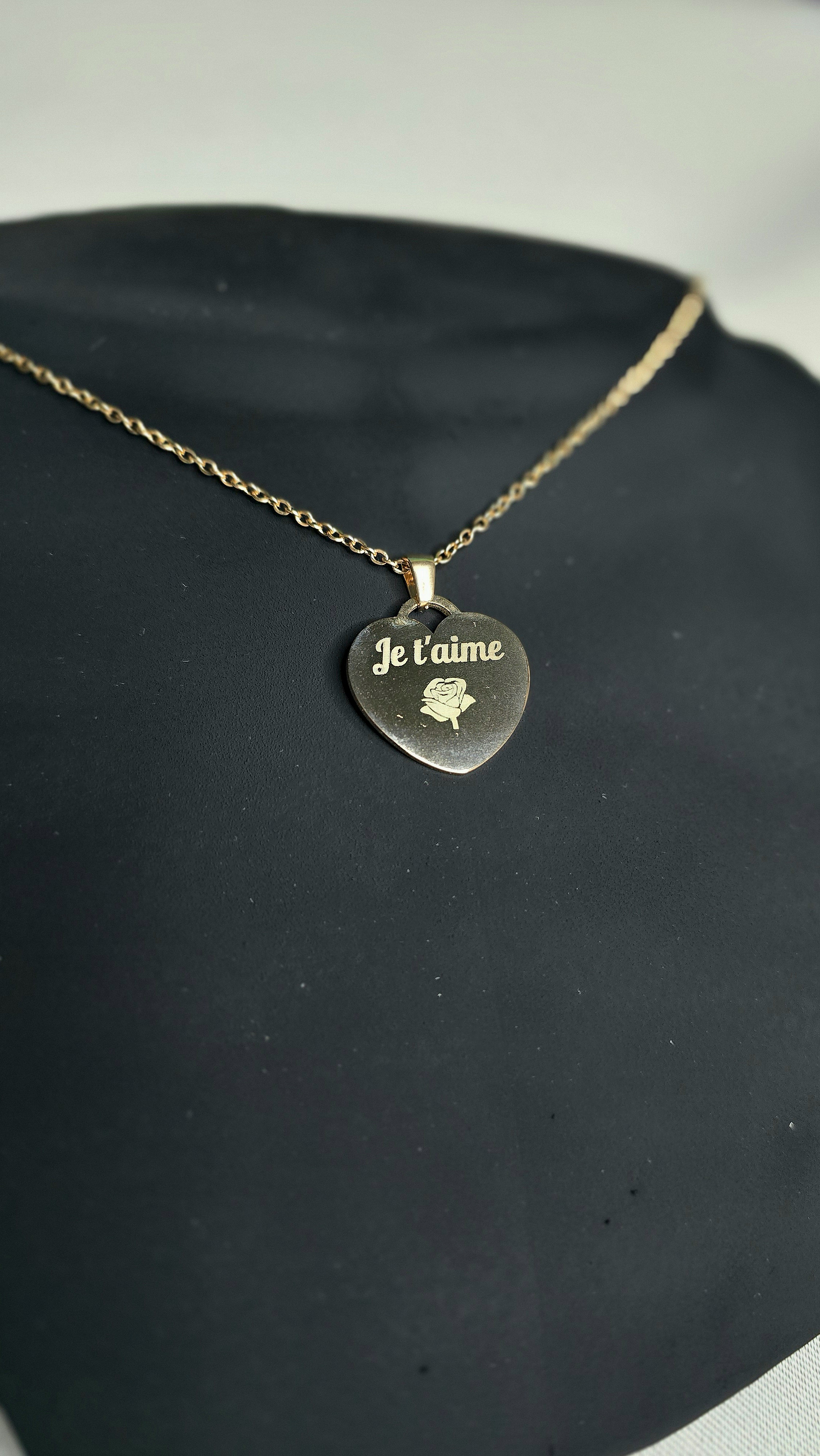 Pendentif cœur personnalisable