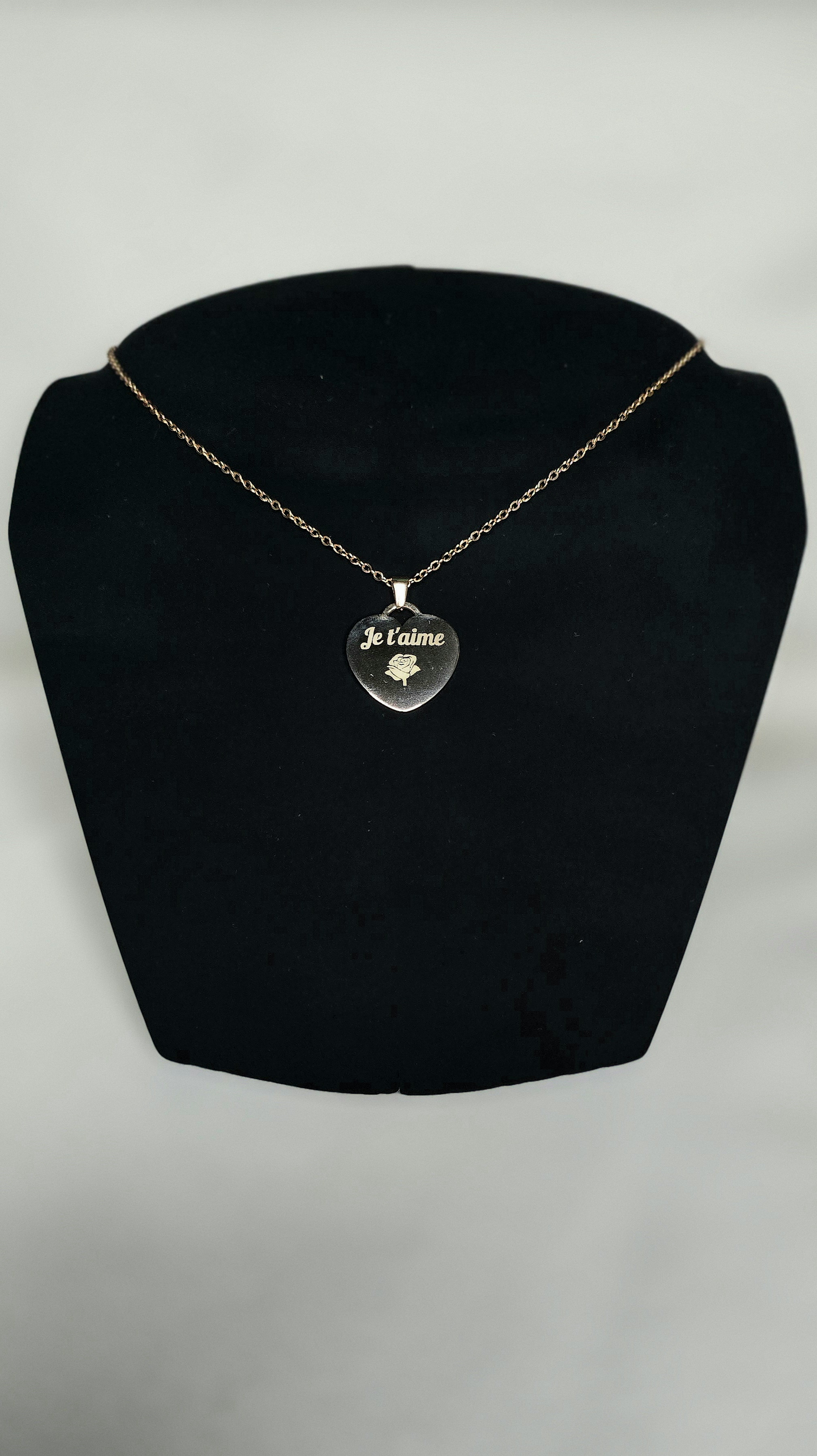 Pendentif cœur personnalisable