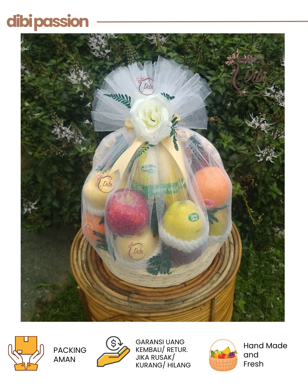 Hampers Buah Segar – Hantaran Pernikahan Cantik & Eksklusif