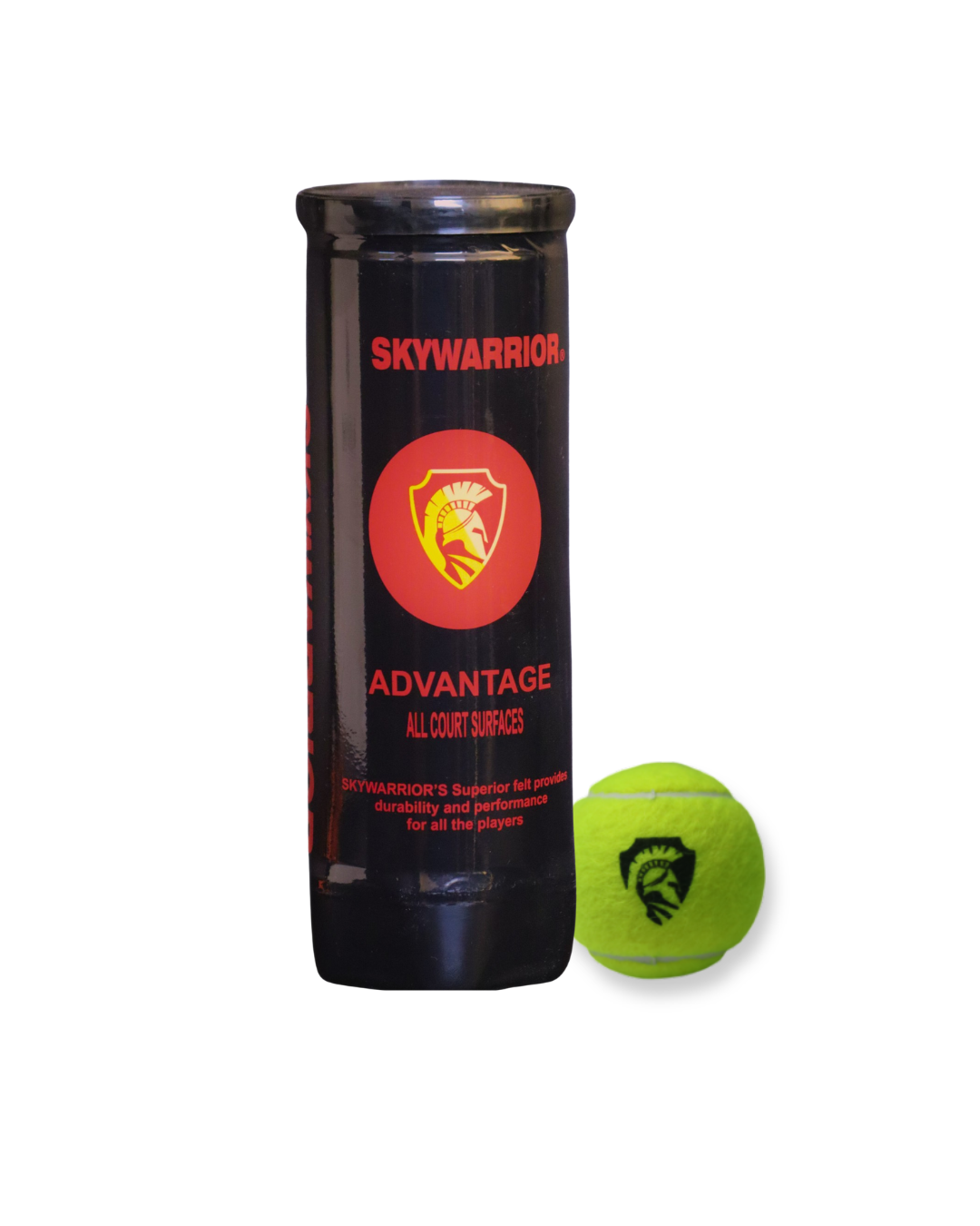 Skywarrior Advantage All Court Surface Tennis Balls  4Cans(12balls)