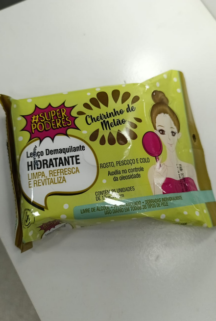 Lenço Demaquilante Melão