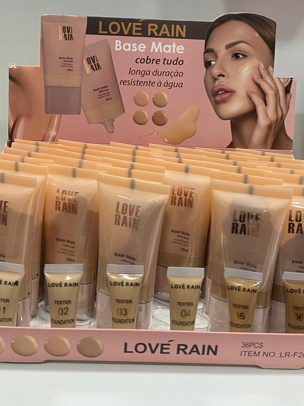 Base Alta Cobertura Mate Love Rain