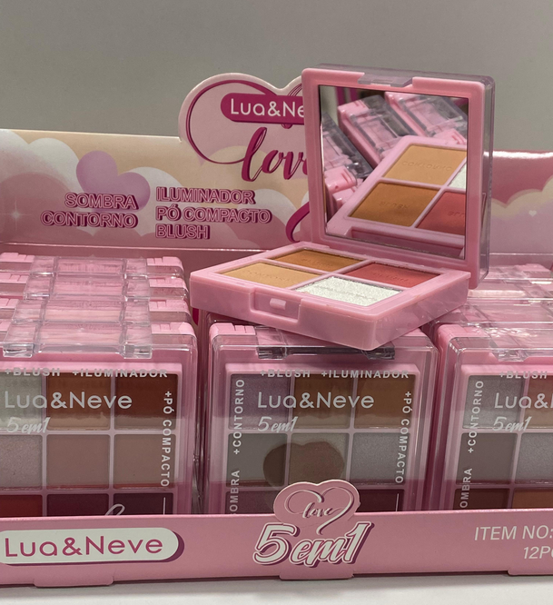 Paleta de Maquiagem Lua & Neve 5 em 1