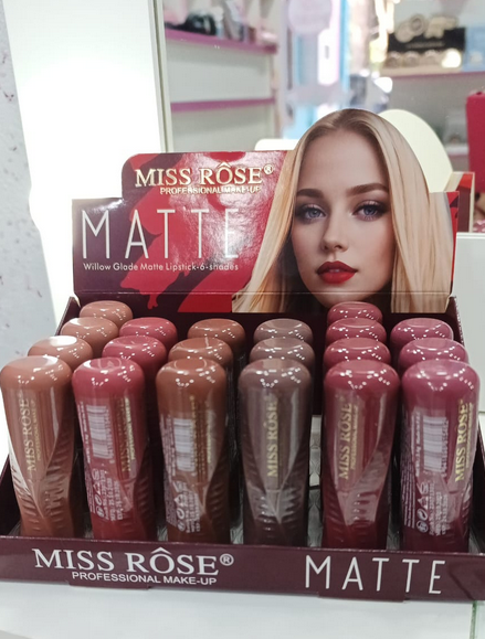 Batom Matte Miss Rose