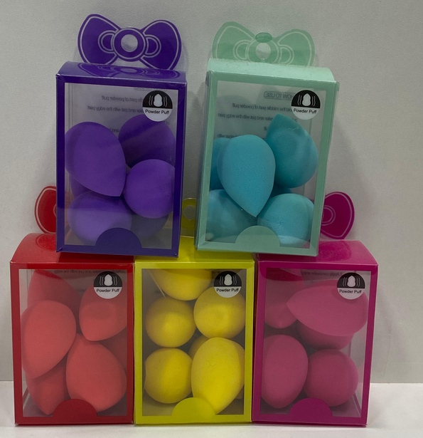 Esponjas de maquiagem coloridas
