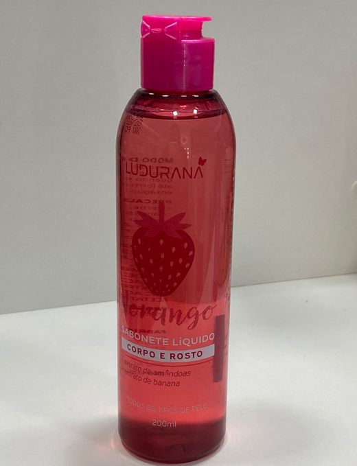 Sabonete Líquido Ludurana Morango