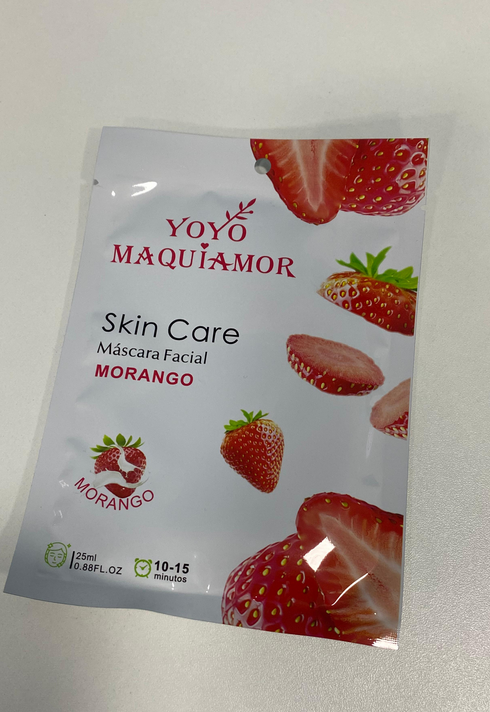 Máscara Facial de Morango