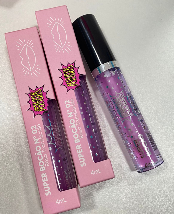 Super Bocão Nº 02 - Rosa Translúcido