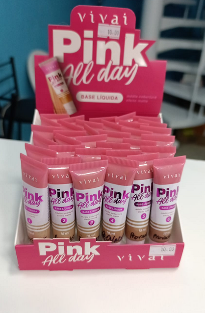 Base Líquida Pink All Day Vivai