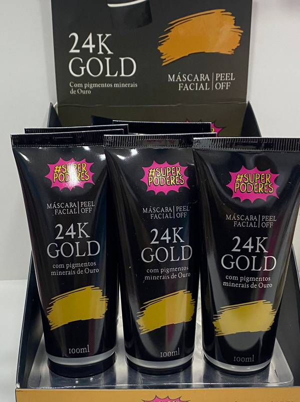 Máscara Facial Peel Off 24K Gold