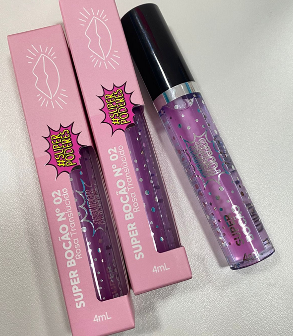 Super Bocão Nº 02 - Rosa Translúcido