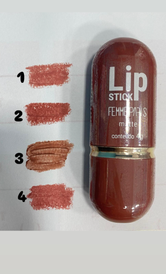 Batom Matte Lip  Stick Fêmea Paris