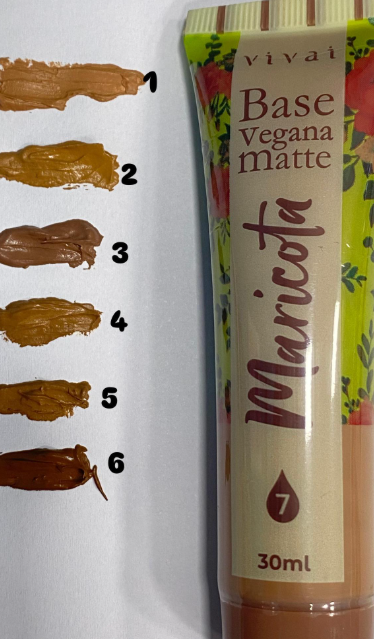 Base Vegana Matte Vivai Ideal Para pele Oleosa 