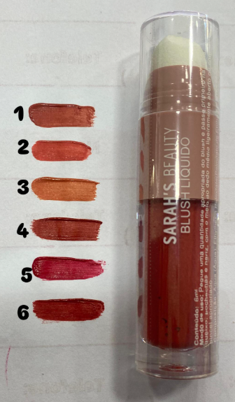Blush Líquido Sarah's Beauty