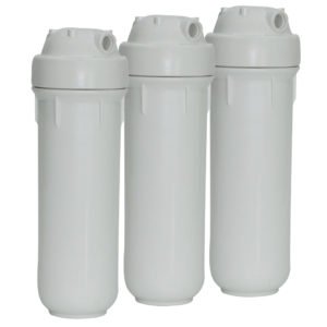 Triple Water Filter Housing Set