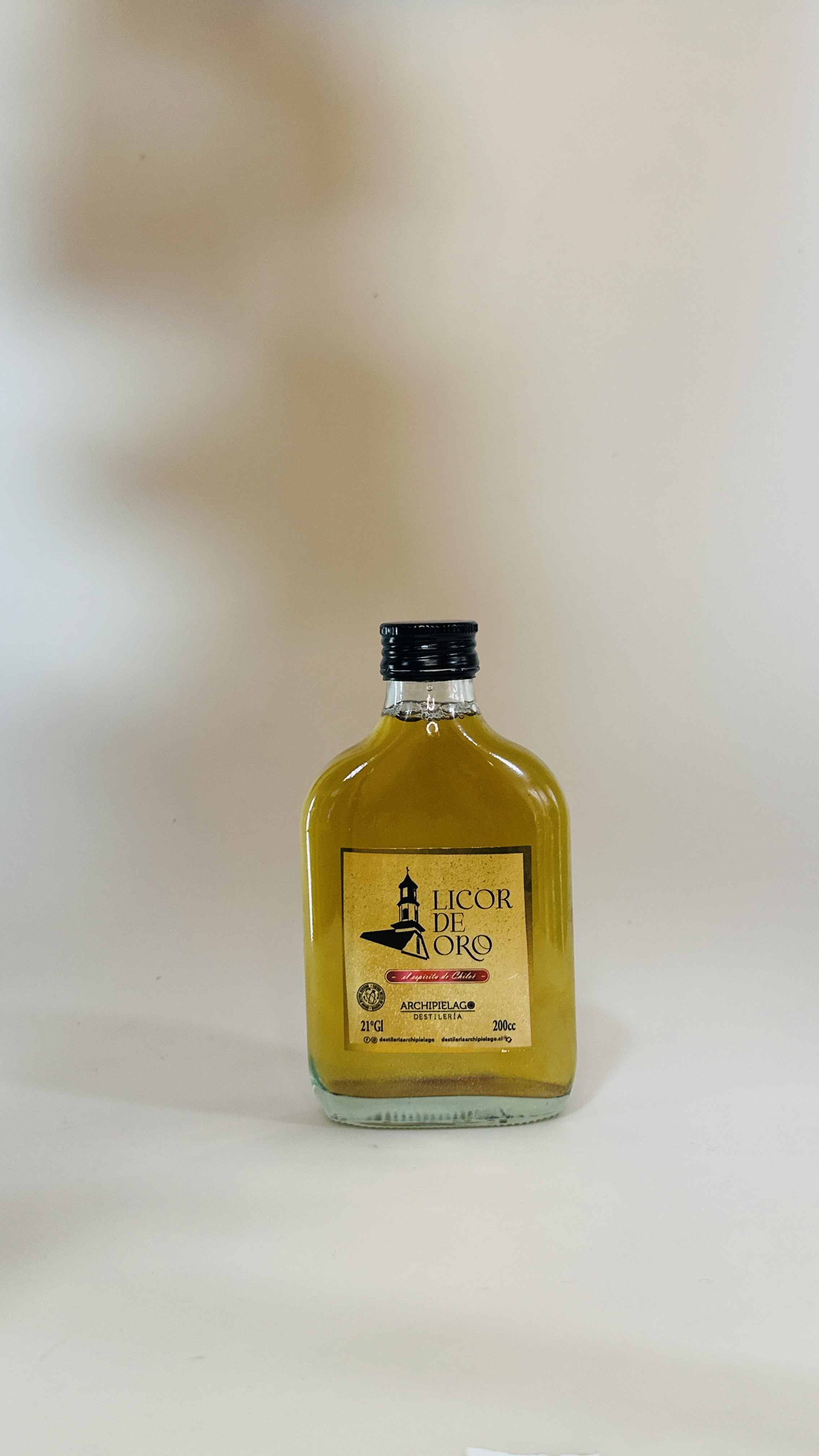 Licor de Oro, Destilería Archipiélago 200 cc 21º