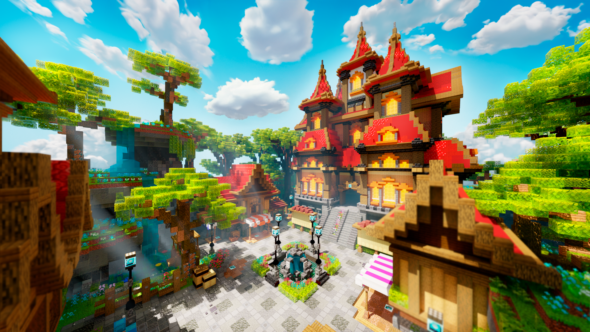Red Wooden Medieval Spawn