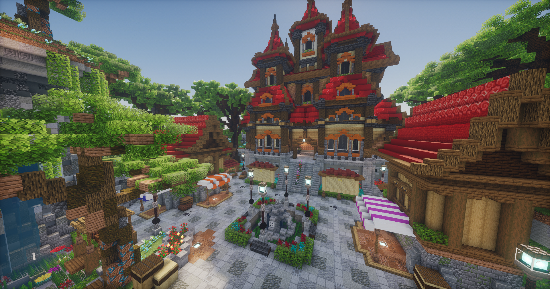 Red Wooden Medieval Spawn