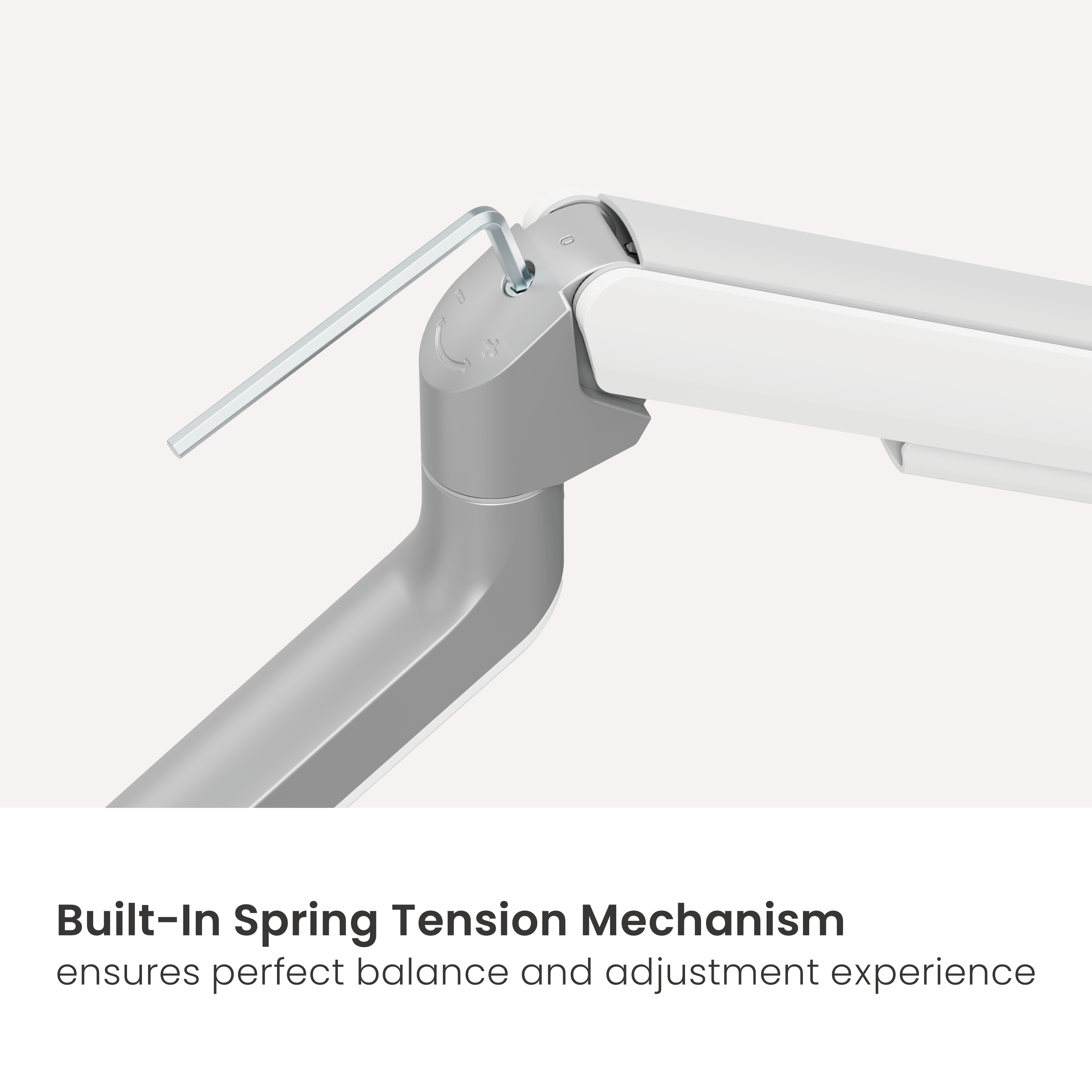 LUMI LDT109-C012E – Counterbalance Spring-Assisted Single Monitor Arm
