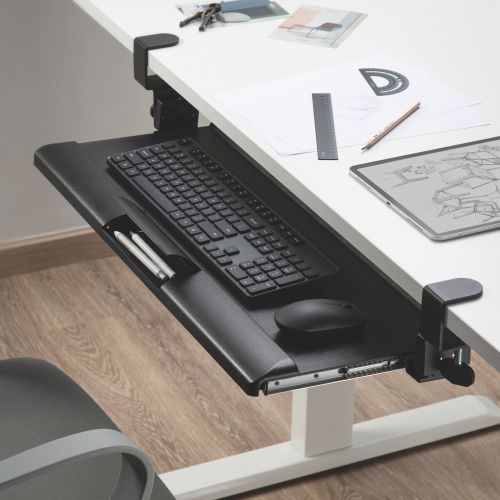 LUMI KBT-08T – Tilting Clamp-On Keyboard Tray