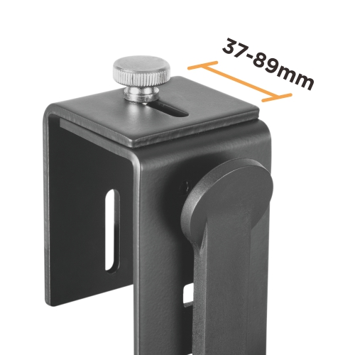 LUMI LDT18-H01 – Ultra-Thin Adjustable Cubicle Wall Monitor Hanger