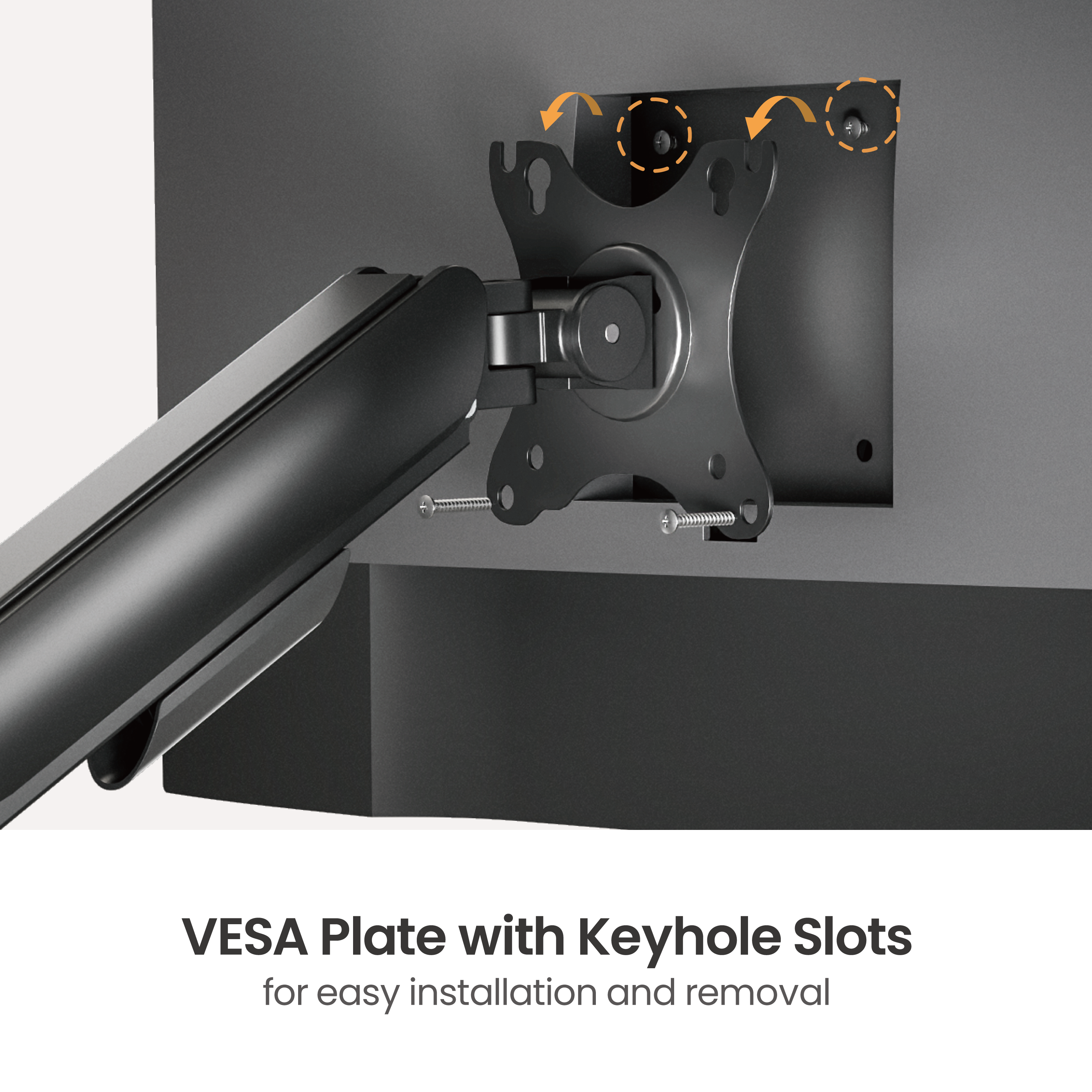 LUMI LDT97-C012E – Spring-Assisted Single Monitor Arm