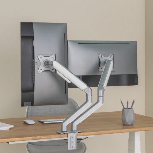 LUMI LDT63-C024 – Dual Monitor Spring-Assisted Arm