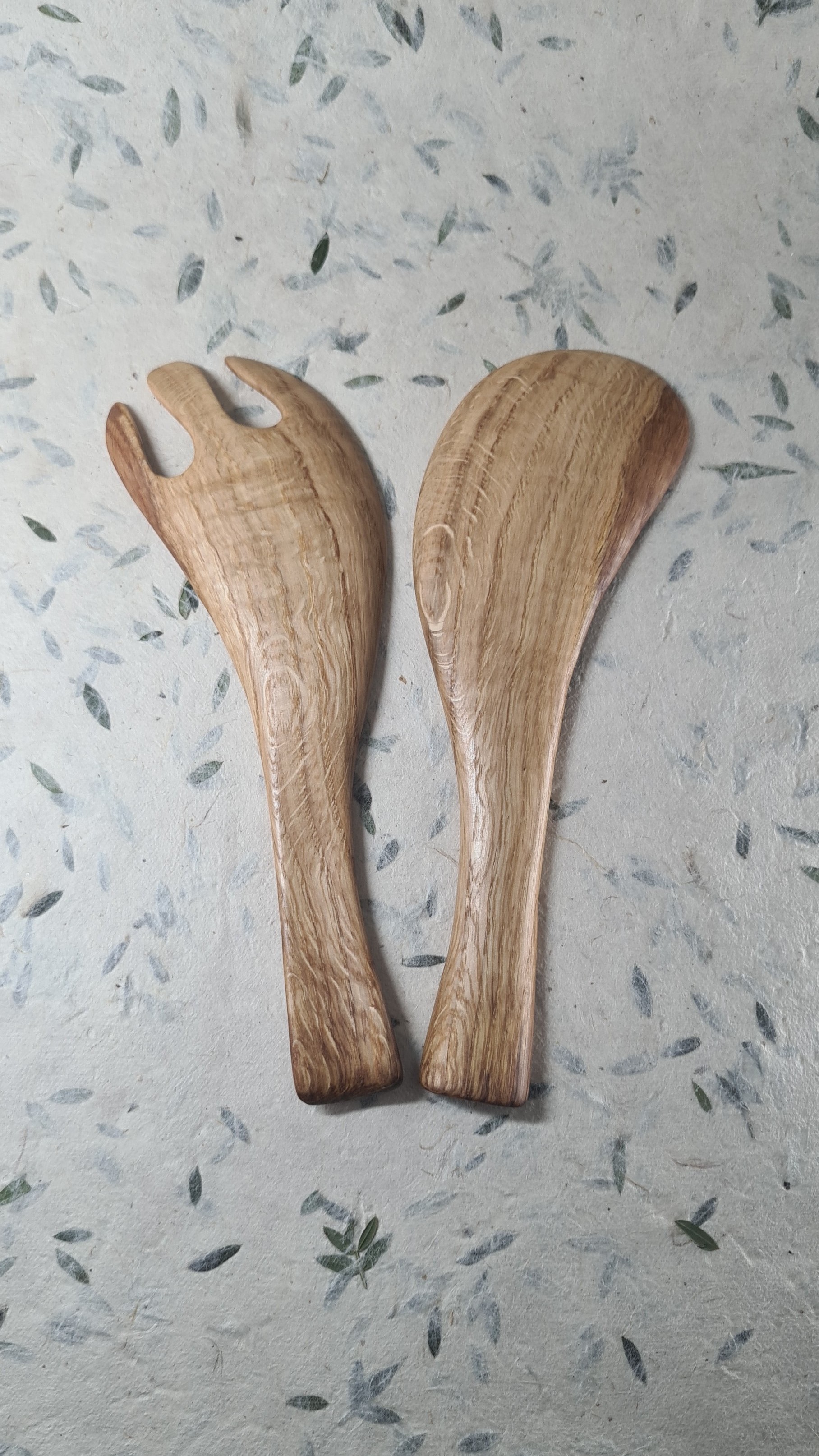Couverts à salade - racine de chêne