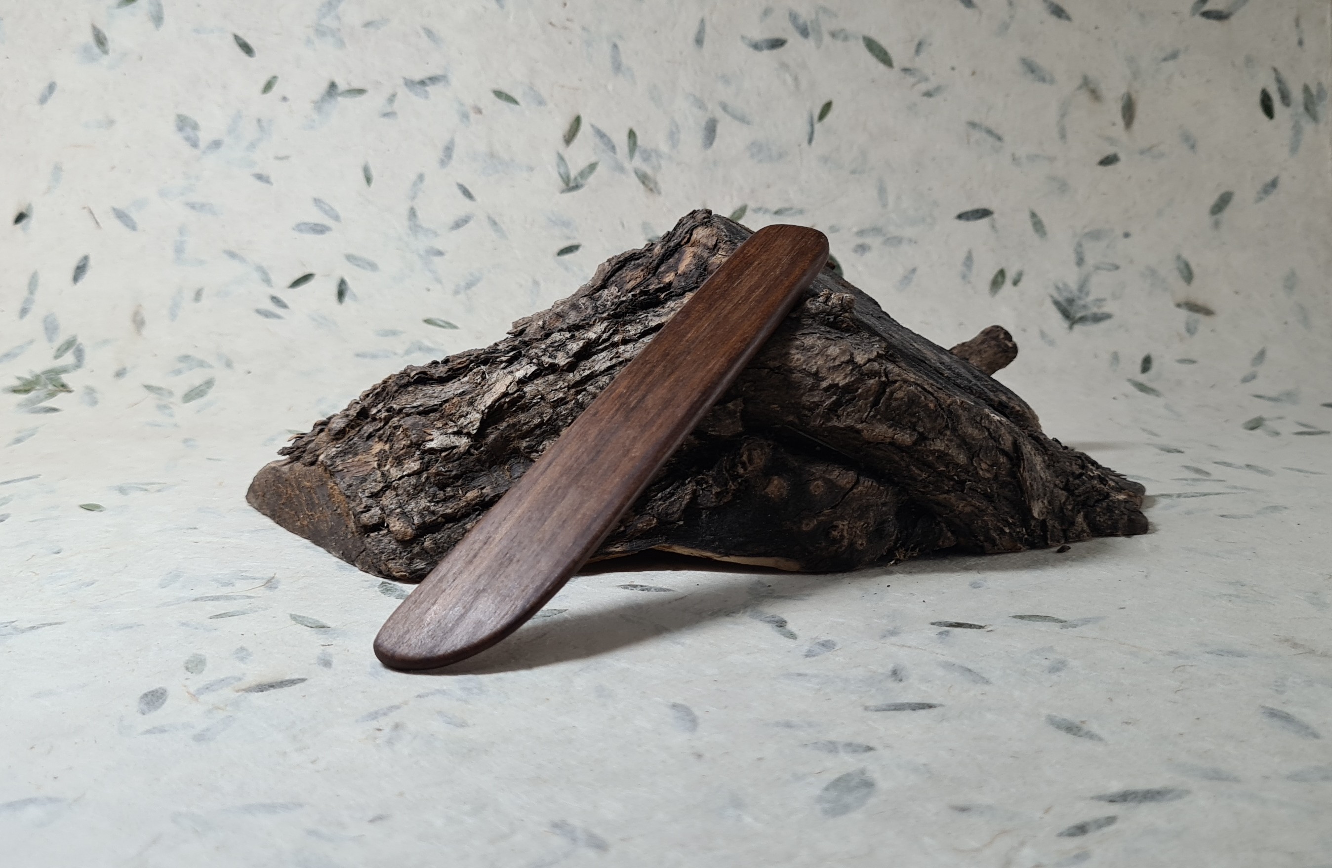 Couteau à beurre de voyage - noyer